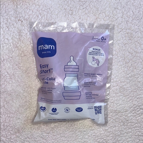 Bundle 4 pieces MAM Easy Start Anti-Colic Bottle - Light Purple - Picture 5 of 7